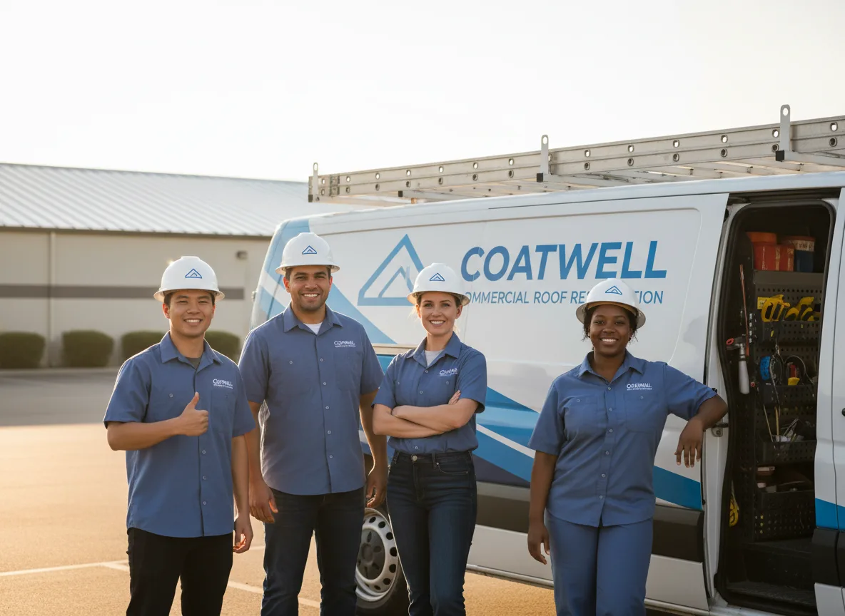 Commercial roof coating company in Husum, WA