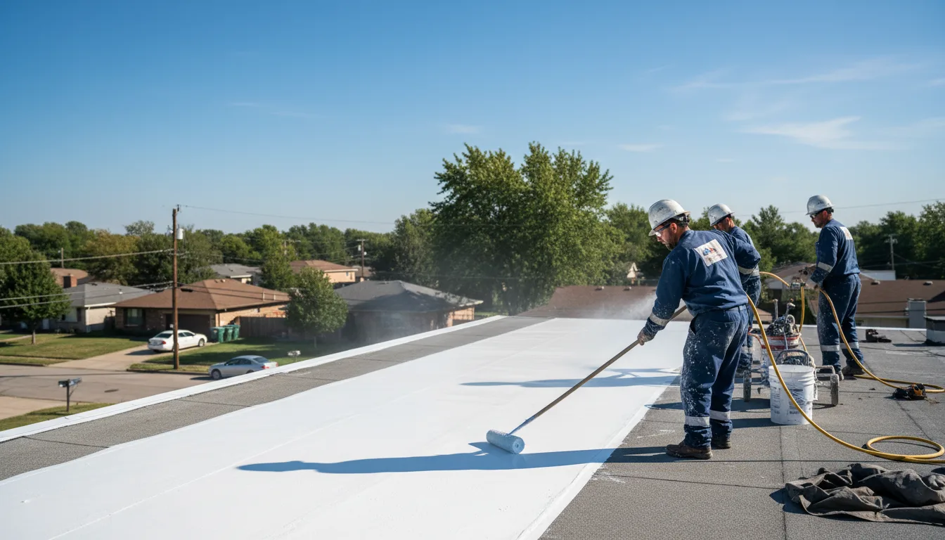 Commercial roof coating in Husum, WA near me